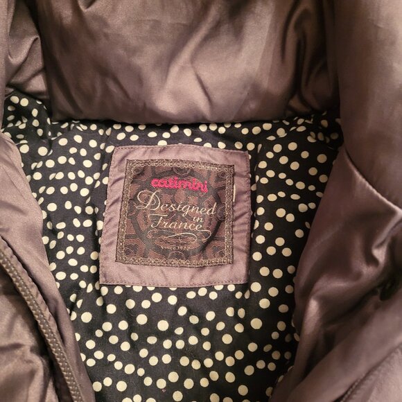 Children's dress/casual winter coat, with hood size 5, CATIMINI. - Picture 2 of 4